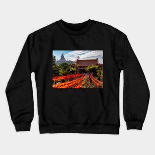 Po Lin Monastery, Lantau Island, Hong Kong Crewneck Sweatshirt